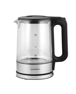 Купить Чайник электрический MAUNFELD MGK-612BK 1.7 л прозрачный, черный, серебристый в E-mobi