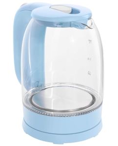 Купить Чайник электрический MAUNFELD MGK-613BL 1.7 л голубой, прозрачный  в E-mobi