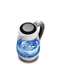 Купить Чайник электрический Polaris PWK 1704CGL 1.7 л белый, прозрачный  в E-mobi