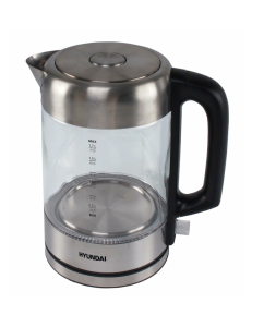 Купить Чайник электрический Hyundai HYK-G6405 1.7л черный/серебристый  в E-mobi