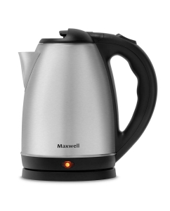 Купить Чайник электрический Maxwell MW-1055ST 1.8 л серебристый, черный в E-mobi