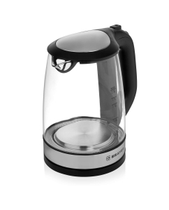 Купить Чайник электрический Brayer BR1040BK 2 л серебристый, черный  в E-mobi