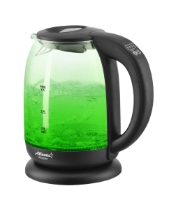 Купить Чайник электрический Atlanta ATH-2532 1.7 л черный, прозрачный в E-mobi