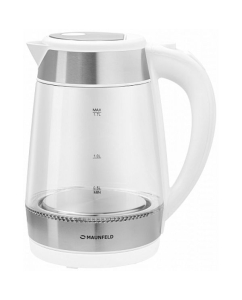 Купить Чайник электрический MAUNFELD MGK-1710GW 1.7л белый в E-mobi