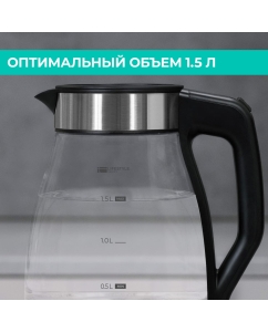 Купить Чайник электрический Timberk T-EK27G02 1.5 л черный  в E-mobi