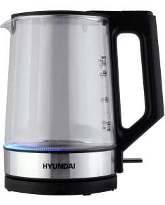 Купить Чайник электрический HYUNDAI HYK-G8808 1.7 л черный в E-mobi