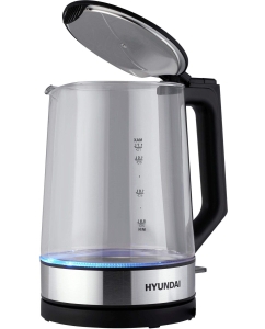 Купить Чайник электрический HYUNDAI HYK-G8808 1.7 л черный  в E-mobi
