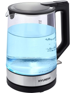Купить Чайник электрический HYUNDAI HYK-G8808 1.7 л черный  в E-mobi