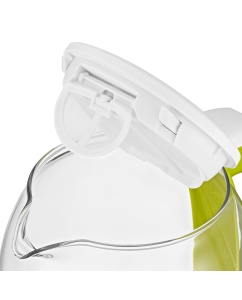 Купить Чайник электрический Kitfort КТ-6140-2 1.7 л прозрачный, зеленый, белый  в E-mobi