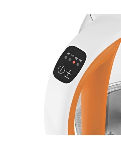 Купить Чайник электрический Kitfort КТ-6140-4 1.7 л прозрачный, оранжевый, белый  в E-mobi