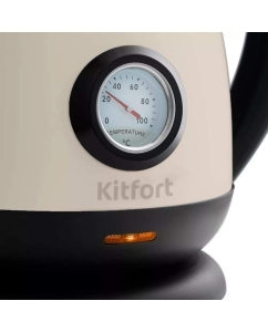 Купить Чайник электрический Kitfort КТ-642-3 17 л белый  в E-mobi