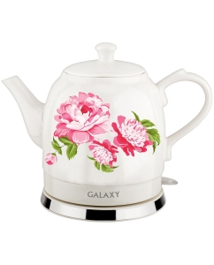 Купить Чайник электрический Galaxy GL0503 1.4 л белый в E-mobi
