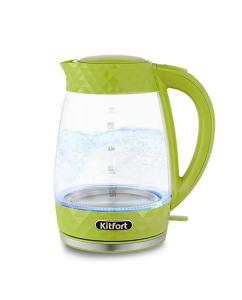 Купить Чайник электрический Kitfort KT-6123-2, зеленый в E-mobi