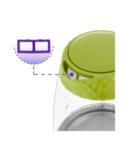 Купить Чайник электрический Kitfort KT-6123-2, зеленый  в E-mobi