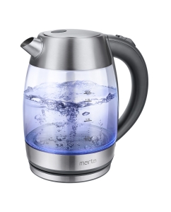 Купить Чайник электрический Marta MT-4562 1.7 л прозрачный, серый в E-mobi