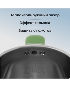 Купить Чайник электрический GALAXY LINE GL0331 1.8 л зеленый  в E-mobi