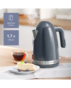 Купить Чайник электрический Galaxy GL0332 1.7 л серый в E-mobi