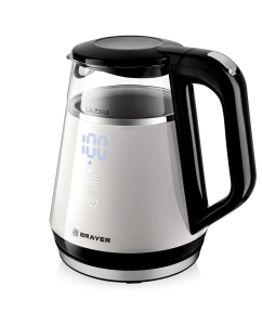 Купить Чайник электрический Brayer BR1084 1 л белый  в E-mobi