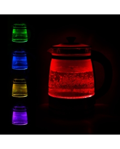 Купить Чайник электрический Kitfort KT-6119 1.7 л серебристый, прозрачный  в E-mobi