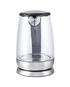 Купить Чайник электрический KITFORT KT-619 1.7 л серебристый, прозрачный  в E-mobi