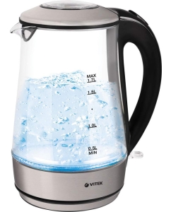 Купить Чайник электрический VITEK VT-7082 1.7 л серебристый  в E-mobi