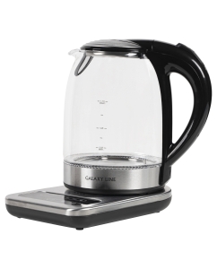 Купить Чайник электрический Galaxy Gl0593 1.7 л серебристый, прозрачный в E-mobi