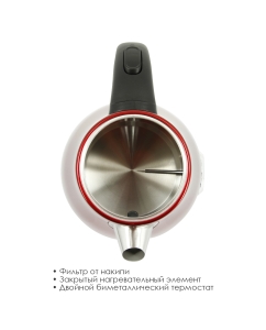 Купить Чайник электрический Atlanta ATH-2440 1.7 л красный  в E-mobi