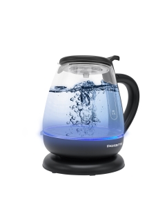 Купить Чайник электрический Polaris PWK1077CGL 1 л черный, прозрачный в E-mobi