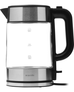 Купить Чайник электрический Xiaomi Electric Glass Kettle RU, 2200Вт, прозрачный и черный  в E-mobi