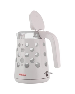 Купить Чайник электрический Aresa AR-3448 1.7 л белый, серый  в E-mobi