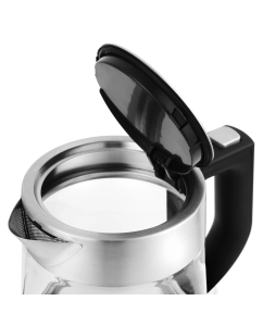 Купить Чайник электрический KITFORT KT-647 1 л серебристый, прозрачный  в E-mobi