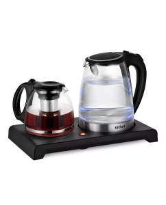 Купить Чайник электрический Kitfort КТ-6180 2 л черный, прозрачный в E-mobi