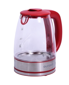 Купить Чайник электрический Oursson KE1744GD/RD 1.7 л красный в E-mobi