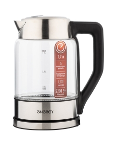 Купить Чайник электрический Energy E-207T 1.7 л серебристый  в E-mobi