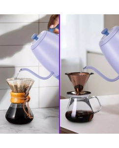 Купить Чайник электрический Kitfort КТ-6613 1 л фиолетовый  в E-mobi