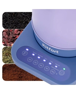 Купить Чайник электрический Kitfort КТ-6613 1 л фиолетовый  в E-mobi