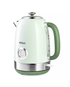 Купить Чайник электрический Kitfort КТ-6604 1.7 л зеленый в E-mobi