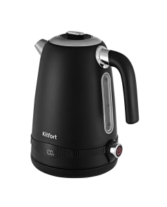Купить Чайник электрический Kitfort KT-6121-1 1.7 л черный в E-mobi