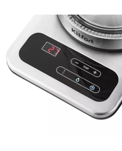 Купить Чайник электрический KITFORT КТ-657 1.7 л серебристый, прозрачный  в E-mobi