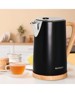 Купить Чайник электрический Oursson KE1754MD 1.7 л черный в E-mobi