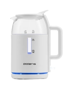 Купить Чайник электрический Polaris PWK 1545 CGL Water Way Pro 1.5 л белый, прозрачный в E-mobi