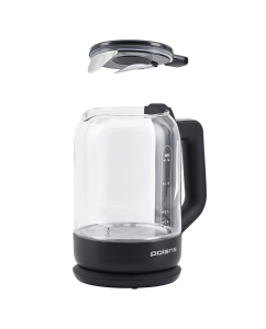Купить Чайник электрический Polaris PWK 1712CGLD 1.5 л прозрачный, черный  в E-mobi