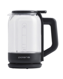 Купить Чайник электрический Polaris PWK 1712CGLD 1.5 л прозрачный, черный  в E-mobi