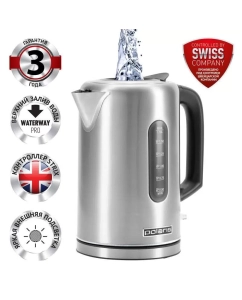 Купить Чайник электрический Polaris PWK 1729CA Water Way Pro 1.7 л серебристый в E-mobi