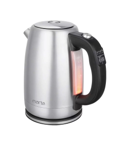 Купить Чайник электрический Marta MT-4564 1.7 л серебристый, черный в E-mobi