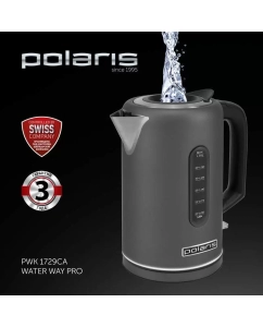 Купить Чайник электрический Polaris PWK 1729CA Water Way Pro 1.7 л серый  в E-mobi