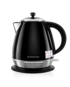 Купить Чайник электрический Brayer BR1006 1.7 л черный, серебристый  в E-mobi