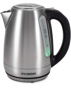Купить Чайник электрический HYUNDAI HYK-S8408 1.7 л серебристый в E-mobi