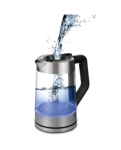 Купить Чайник электрический Polaris PWK 1711CGLD 1.7 л серебристый, прозрачный  в E-mobi