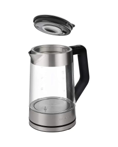 Купить Чайник электрический Polaris PWK 1711CGLD 1.7 л серебристый, прозрачный  в E-mobi